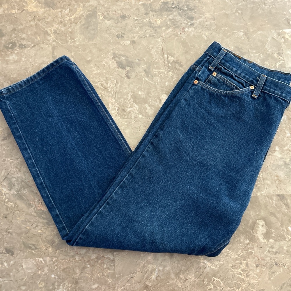 Vintage 1990s Montgomery Ward Denim Jeans USA 38x30 Fits 36x29